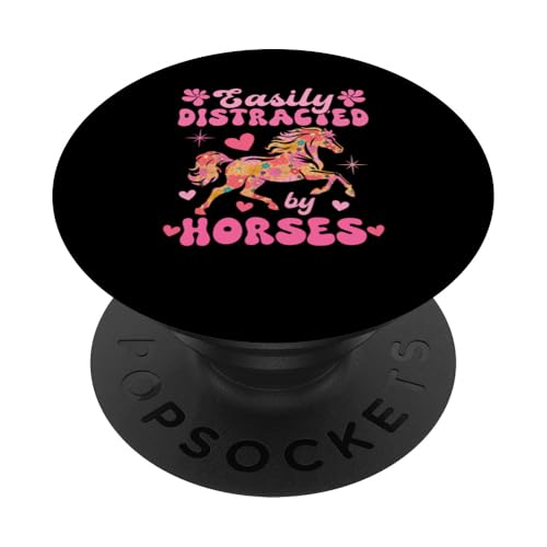 Leicht abgelenkt von Pferden, farbenfroher Blumenbauer Rancher PopSockets Klebender PopGrip Leicht abgelenkt von Pferden, farbenfroher Blumenbauer Rancher PopSockets Klebender PopGrip von Farmer Vacations Costume