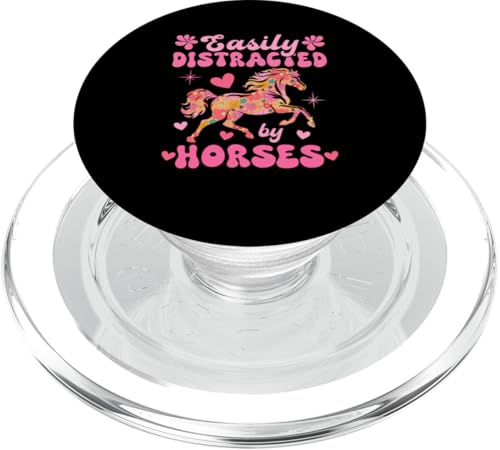 Leicht abgelenkt von Pferden, farbenfroher Blumenbauer Rancher PopSockets PopGrip für MagSafe Leicht abgelenkt von Pferden, farbenfroher Blumenbauer Rancher PopSockets PopGrip für MagSafe von Farmer Vacations Costume
