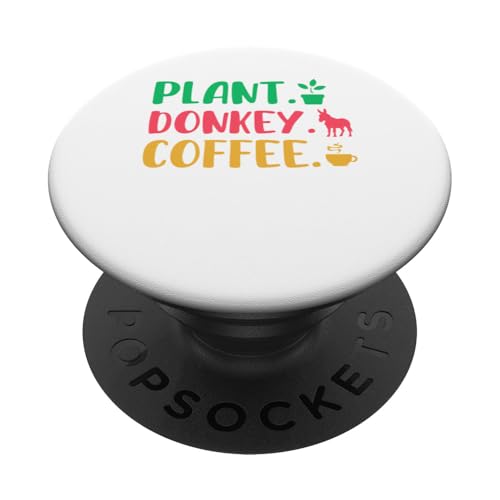Plant Donkey Coffee Funny Costume Gardener Farmer Drinker PopSockets Klebender PopGrip Plant Donkey Coffee Funny Costume Gardener Farmer Drinker PopSockets Klebender PopGrip von Farmer Vacations Costume
