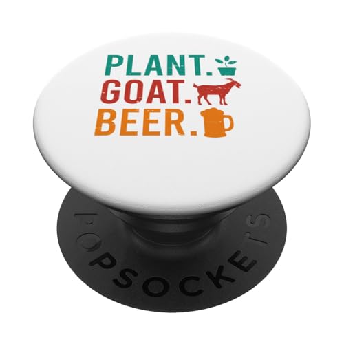 Plant Goat Beer Funny Costume Gardener Farmer Drinker PopSockets Klebender PopGrip Plant Goat Beer Funny Costume Gardener Farmer Drinker PopSockets Klebender PopGrip von Farmer Vacations Costume