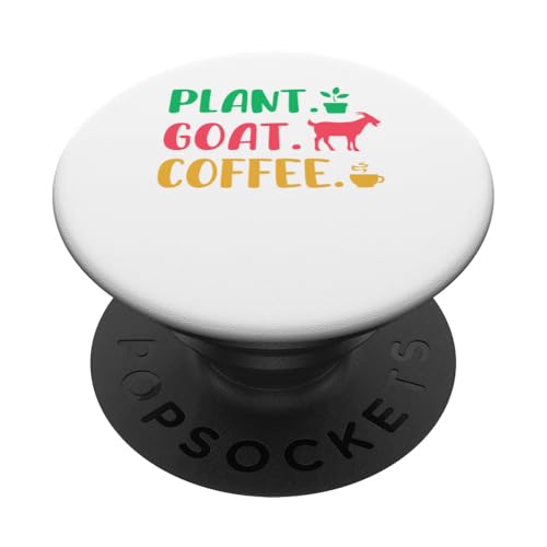 Plant Goat Coffee Funny Costume Gardener Farmer Drinker PopSockets Klebender PopGrip Plant Goat Coffee Funny Costume Gardener Farmer Drinker PopSockets Klebender PopGrip von Farmer Vacations Costume
