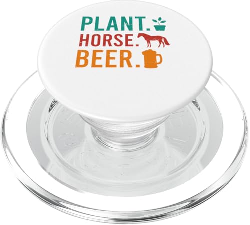 Plant Horse Beer Funny Costume Gardener Farmer Drinker PopSockets PopGrip für MagSafe Plant Horse Beer Funny Costume Gardener Farmer Drinker PopSockets PopGrip für MagSafe von Farmer Vacations Costume