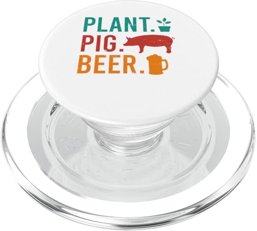 Plant Pig Beer Funny Costume Gardener Farmer Drinker PopSockets PopGrip für MagSafe Plant Pig Beer Funny Costume Gardener Farmer Drinker PopSockets PopGrip für MagSafe von Farmer Vacations Costume