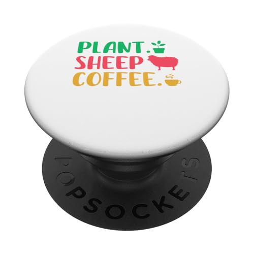 Plant Sheep Coffee Funny Costume Gardener Farmer Drinker PopSockets Klebender PopGrip Plant Sheep Coffee Funny Costume Gardener Farmer Drinker PopSockets Klebender PopGrip von Farmer Vacations Costume