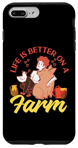 Das Leben ist besser auf einer Farm Hülle für iPhone 7 Plus/8 Plus Das Leben ist besser auf einer Farm Hülle für iPhone 7 Plus/8 Plus von Farming Tractor And Agriculture Designs For Kids
