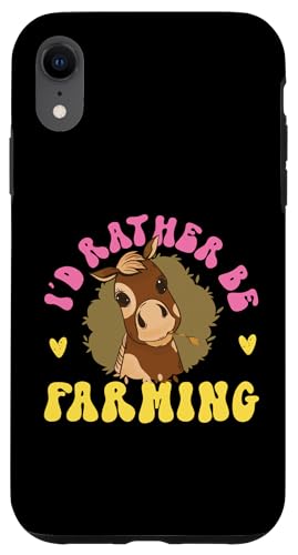 Farming Cute Cow für Kinder Hülle für iPhone XR Farming Cute Cow für Kinder Hülle für iPhone XR von Farming Tractor And Agriculture Designs For Kids