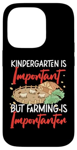 Kindergarten ist wichtig, aber Landwirtschaft ist wichtig Hülle für iPhone 14 Pro Kindergarten ist wichtig, aber Landwirtschaft ist wichtig Hülle für iPhone 14 Pro von Farming Tractor And Agriculture Designs For Kids