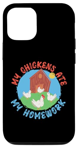 Meine Hühner haben meine Hausaufgabenscheune gefressen Hülle für iPhone 12/12 Pro Meine Hühner haben meine Hausaufgabenscheune gefressen Hülle für iPhone 12/12 Pro von Farming Tractor And Agriculture Designs For Kids
