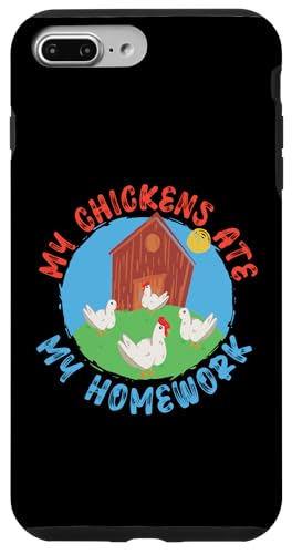 Meine Hühner haben meine Hausaufgabenscheune gefressen Hülle für iPhone 7 Plus/8 Plus Meine Hühner haben meine Hausaufgabenscheune gefressen Hülle für iPhone 7 Plus/8 Plus von Farming Tractor And Agriculture Designs For Kids