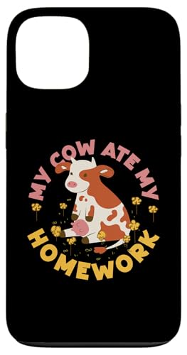 Meine Kuh hat meine Hausaufgaben gefressen Farmer Hülle für iPhone 13 Meine Kuh hat meine Hausaufgaben gefressen Farmer Hülle für iPhone 13 von Farming Tractor And Agriculture Designs For Kids