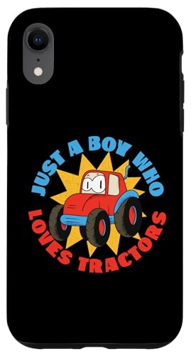 Nur ein Junge, der Traktoren liebt Comic Hülle für iPhone XR Nur ein Junge, der Traktoren liebt Comic Hülle für iPhone XR von Farming Tractor And Agriculture Designs For Kids