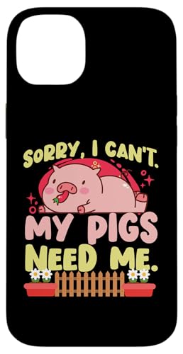 Sorry, I Can't My Pigs Need Me. Hülle für iPhone 14 Plus Sorry, I Can't My Pigs Need Me. Hülle für iPhone 14 Plus von Farming Tractor And Agriculture Designs For Kids