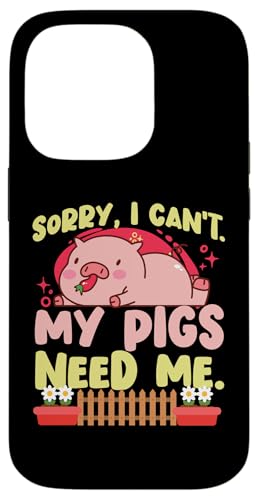 Sorry, I Can't My Pigs Need Me. Hülle für iPhone 14 Pro Sorry, I Can't My Pigs Need Me. Hülle für iPhone 14 Pro von Farming Tractor And Agriculture Designs For Kids