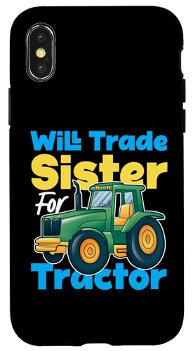 Wird Schwester gegen Traktor gegen Bruder eintauschen Hülle für iPhone X/XS Wird Schwester gegen Traktor gegen Bruder eintauschen Hülle für iPhone X/XS von Farming Tractor And Agriculture Designs For Kids