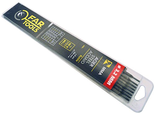 Fartools 150701 Schweißen Elektroden (Set von 8) – Rutil Stick – Durchmesser 3,2 mm – Länge 350 mm von Fartools