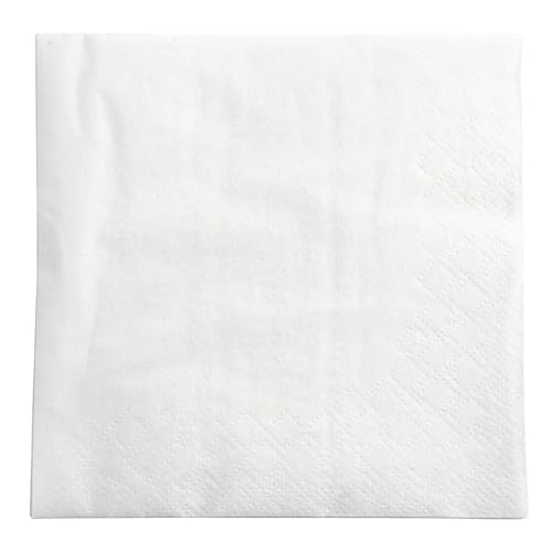 Fasana Cocktailservietten weiß 25cm von Fasana