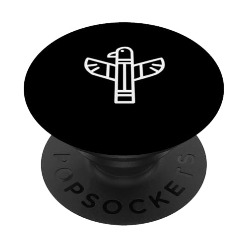 Adler Totem Pole PopSockets Klebender PopGrip Adler Totem Pole PopSockets Klebender PopGrip von Fashion Tees
