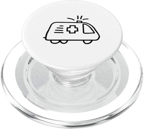 Ambulance Driver Cartoon Zeichnung PopSockets PopGrip für MagSafe Ambulance Driver Cartoon Zeichnung PopSockets PopGrip für MagSafe von Fashion Tees