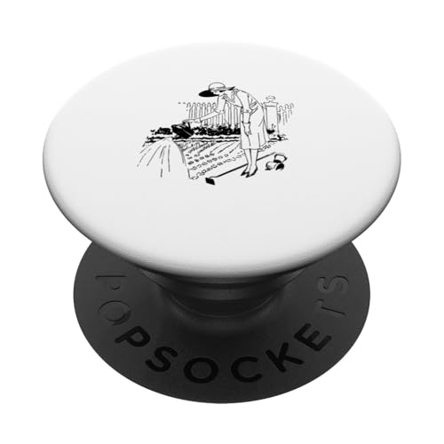 Art Deco Frau bewässert ihren Siegesgarten PopSockets Klebender PopGrip Art Deco Frau bewässert ihren Siegesgarten PopSockets Klebender PopGrip von Fashion Tees