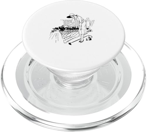Art Deco Frau bewässert ihren Siegesgarten PopSockets PopGrip für MagSafe Art Deco Frau bewässert ihren Siegesgarten PopSockets PopGrip für MagSafe von Fashion Tees