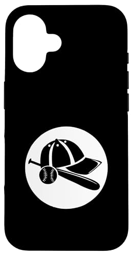 Baseballschläger und Mütze Team Uniform Hülle für iPhone 16 Baseballschläger und Mütze Team Uniform Hülle für iPhone 16 von Fashion Tees