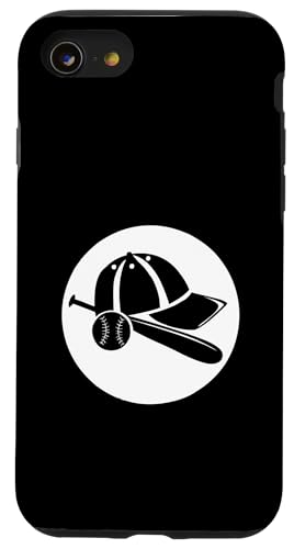 Baseballschläger und Mütze Team Uniform Hülle für iPhone SE (2020) / 7 / 8 von Fashion Tees