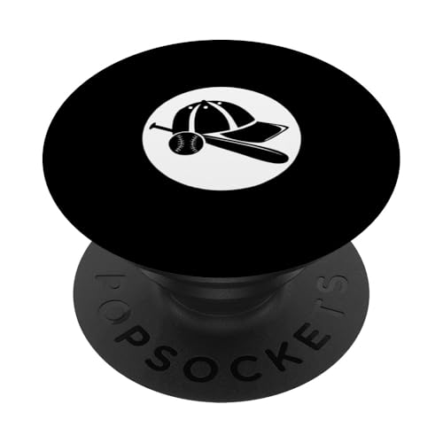 Baseballschläger und Mütze Team Uniform PopSockets Klebender PopGrip Baseballschläger und Mütze Team Uniform PopSockets Klebender PopGrip von Fashion Tees
