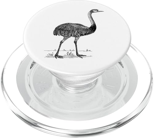 Emu Bird Farmer County Fair Show PopSockets PopGrip für MagSafe Emu Bird Farmer County Fair Show PopSockets PopGrip für MagSafe von Fashion Tees