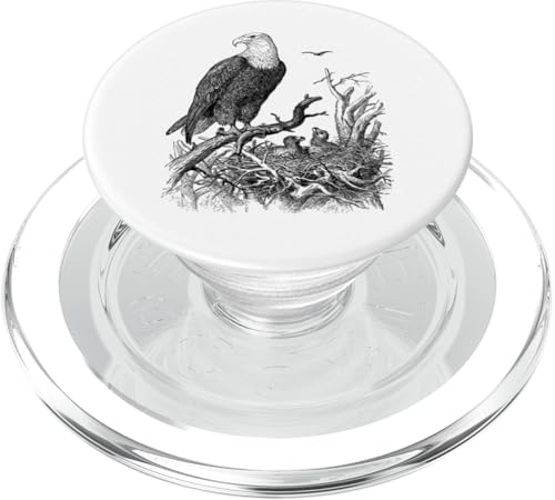 Glatzenadlernest, Vogelbeobachtungsgruppe PopSockets PopGrip für MagSafe Glatzenadlernest, Vogelbeobachtungsgruppe PopSockets PopGrip für MagSafe von Fashion Tees