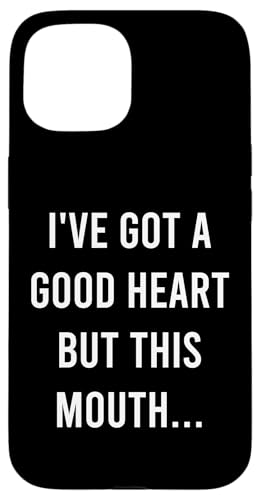 Ich habe ein gutes Herz aber diesen Mund Hülle für iPhone 15 Ich habe ein gutes Herz aber diesen Mund Hülle für iPhone 15 von Fashion Tees