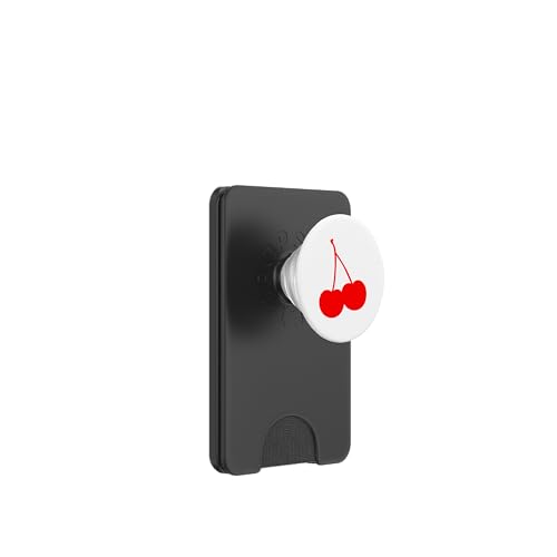 Kirschen Fruchtpaar Kirsche PopSockets PopWallet für MagSafe Kirschen Fruchtpaar Kirsche PopSockets PopWallet für MagSafe von Fashion Tees