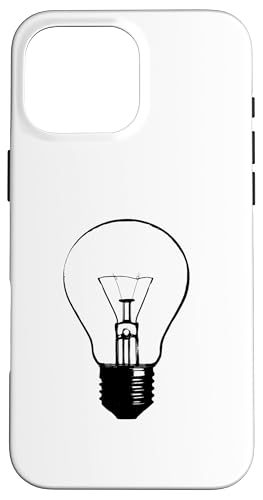 Retro-Glühbirne, Kunst, Brainstorm-Beleuchtung Hülle für iPhone 16 Pro Max Retro-Glühbirne, Kunst, Brainstorm-Beleuchtung Hülle für iPhone 16 Pro Max von Fashion Tees