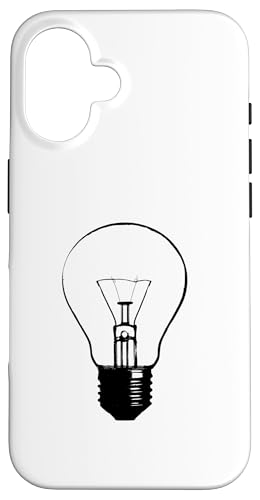 Retro-Glühbirne, Kunst, Brainstorm-Beleuchtung Hülle für iPhone 16 Retro-Glühbirne, Kunst, Brainstorm-Beleuchtung Hülle für iPhone 16 von Fashion Tees