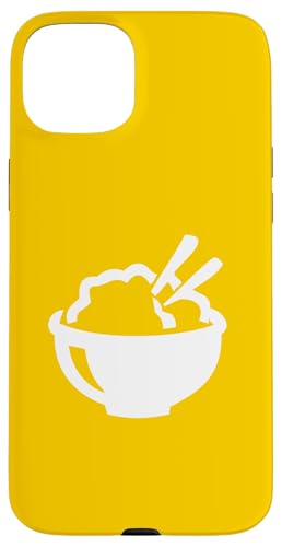 Schüssel Reis mit Essstäbchen Hülle für iPhone 15 Plus Schüssel Reis mit Essstäbchen Hülle für iPhone 15 Plus von Fashion Tees