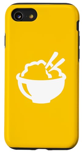 Schüssel Reis mit Essstäbchen Hülle für iPhone SE (2020) / 7 / 8 von Fashion Tees