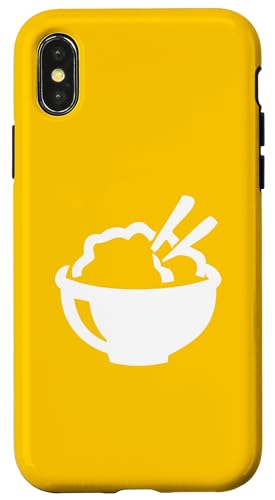 Schüssel Reis mit Essstäbchen Hülle für iPhone X/XS Schüssel Reis mit Essstäbchen Hülle für iPhone X/XS von Fashion Tees