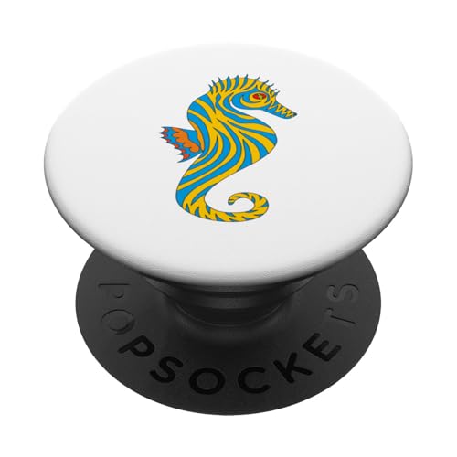 Seepferdchen Urlaub Aquarium Trip PopSockets Klebender PopGrip Seepferdchen Urlaub Aquarium Trip PopSockets Klebender PopGrip von Fashion Tees
