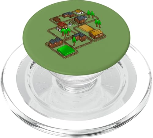 Videospiel RTS Echtzeit Strategie City Builder Farm Gamer PopSockets PopGrip für MagSafe Videospiel RTS Echtzeit Strategie City Builder Farm Gamer PopSockets PopGrip für MagSafe von Fashion Tees