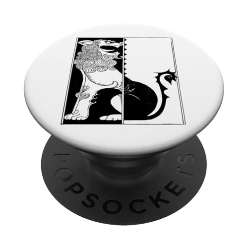 Vintage-Löwen-Kunst PopSockets Klebender PopGrip Vintage-Löwen-Kunst PopSockets Klebender PopGrip von Fashion Tees