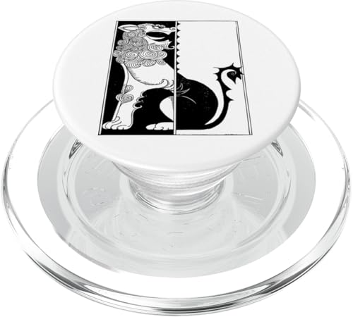 Vintage-Löwen-Kunst PopSockets PopGrip für MagSafe Vintage-Löwen-Kunst PopSockets PopGrip für MagSafe von Fashion Tees