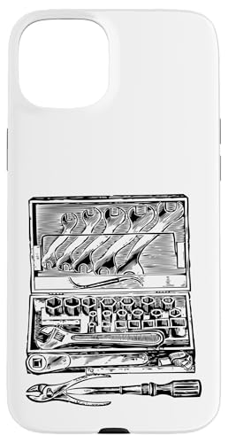 Werkzeugkoffer Werkzeugkoffer Hülle für iPhone 15 Plus Werkzeugkoffer Werkzeugkoffer Hülle für iPhone 15 Plus von Fashion Tees