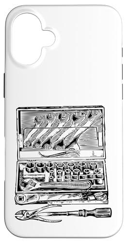 Werkzeugkoffer Werkzeugkoffer Hülle für iPhone 16 Plus Werkzeugkoffer Werkzeugkoffer Hülle für iPhone 16 Plus von Fashion Tees