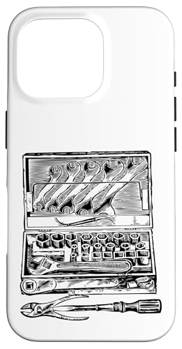 Werkzeugkoffer Werkzeugkoffer Hülle für iPhone 16 Pro Werkzeugkoffer Werkzeugkoffer Hülle für iPhone 16 Pro von Fashion Tees