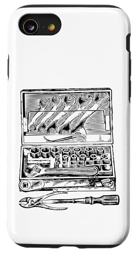 Werkzeugkoffer Werkzeugkoffer Hülle für iPhone SE (2020) / 7 / 8 von Fashion Tees