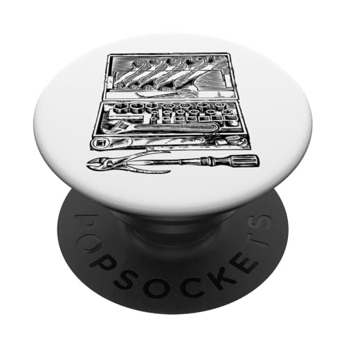 Werkzeugkoffer Werkzeugkoffer PopSockets Klebender PopGrip Werkzeugkoffer Werkzeugkoffer PopSockets Klebender PopGrip von Fashion Tees