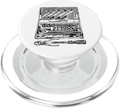 Werkzeugkoffer Werkzeugkoffer PopSockets PopGrip für MagSafe Werkzeugkoffer Werkzeugkoffer PopSockets PopGrip für MagSafe von Fashion Tees