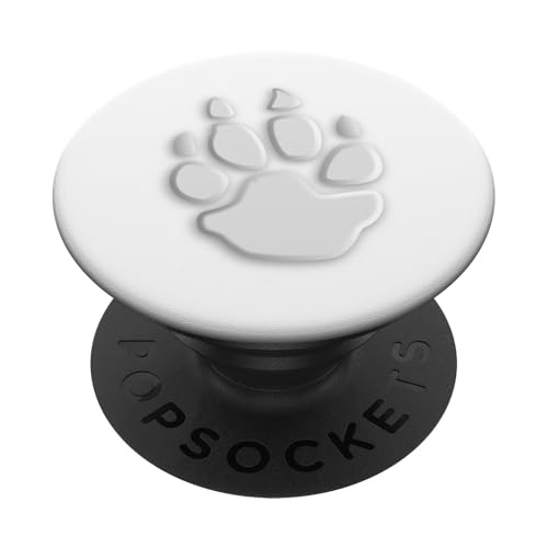 Wolfspfotenabdruck PopSockets Klebender PopGrip Wolfspfotenabdruck PopSockets Klebender PopGrip von Fashion Tees
