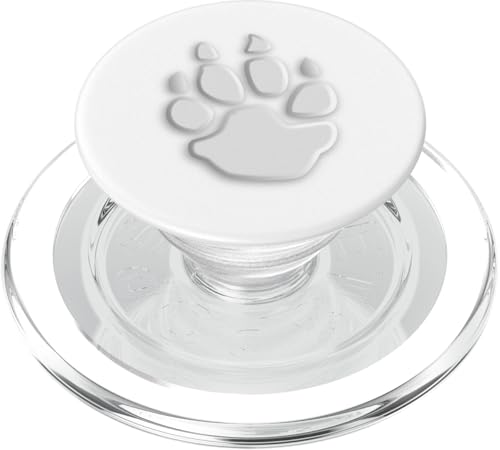 Wolfspfotenabdruck PopSockets PopGrip für MagSafe Wolfspfotenabdruck PopSockets PopGrip für MagSafe von Fashion Tees