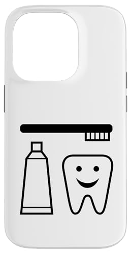 Zahnarztbürste Zähne Happy Face Cartoon Hülle für iPhone 14 Pro Zahnarztbürste Zähne Happy Face Cartoon Hülle für iPhone 14 Pro von Fashion Tees