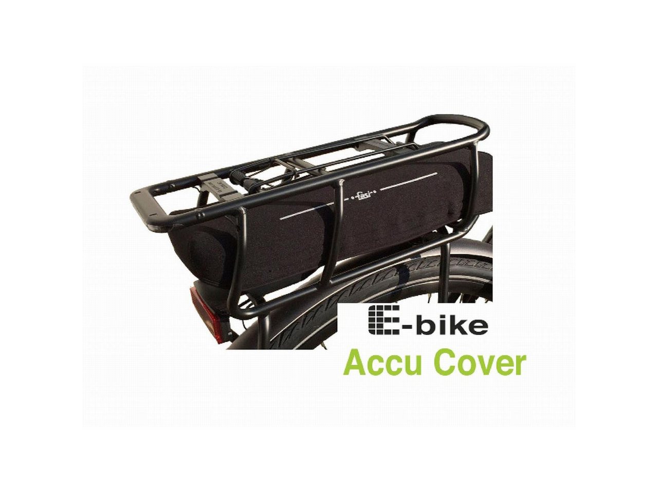 Fasi E Bike Akku Cover Gepäckträger Neoprene BOSCH Powerpack 300 400 500 E-Bike Akku von Fasi